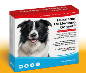 Fluralaner 1M Medium Genvet®