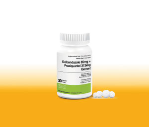 OXIBENDAZOLE 65 MG + PRAZIQUANTEL 37.5 MG GENVET®